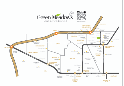 2 BHK Apartment for Sale in Bachupally,Medchal Malkajgiri